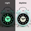 3 4 Fashion Simple Metal Luminous Ring Alarm Clock